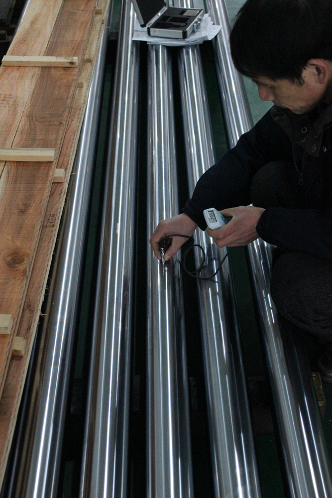 軸類半成品原（yuán）材料鍍層膜厚檢測